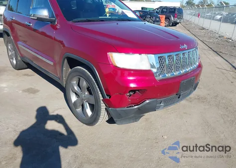 2013 Jeep Grand Cherokee Overland z USA, uszkodzony, nr VIN 1C4RJFCTXDC525357